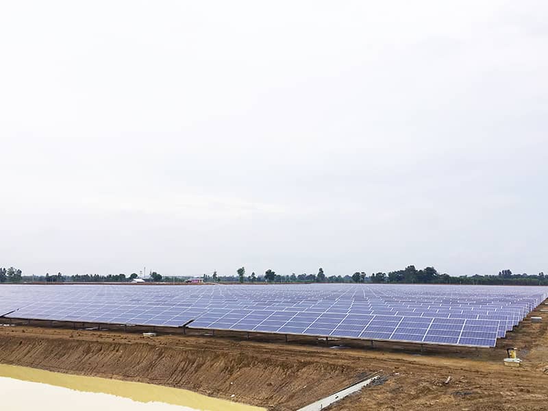 TAEKMO solar project installation